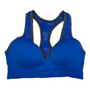 Pink Victoria's Secret  Racer Back Push Up Sports Bra Blue Size S